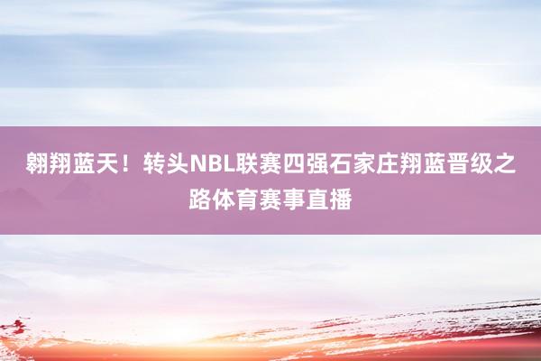 翱翔蓝天！转头NBL联赛四强石家庄翔蓝晋级之路体育赛事直播